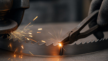 Come affilare e saldare una lama per sega a nastro