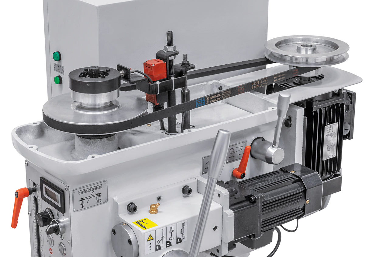 Tafelboormachine Bernardo DMT 25 PFV – draadsnijden M20 en automatische booraanvoer