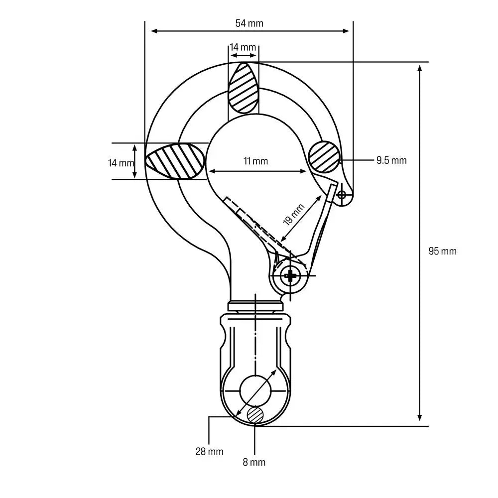 Paranco elektrisch Güde GSZ 200/400 – capaciteit 200 kg van tiro direct o 400 kg met carrucola, fune 12 m