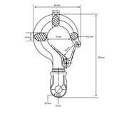 Paranco elektrisch Güde GSZ 200/400 – capaciteit 200 kg van tiro direct o 400 kg met carrucola, fune 12 m