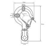 Paranco elektrisch catena Güde GEKZ 300 – capaciteit 300 kg, catena 3 m, IP54