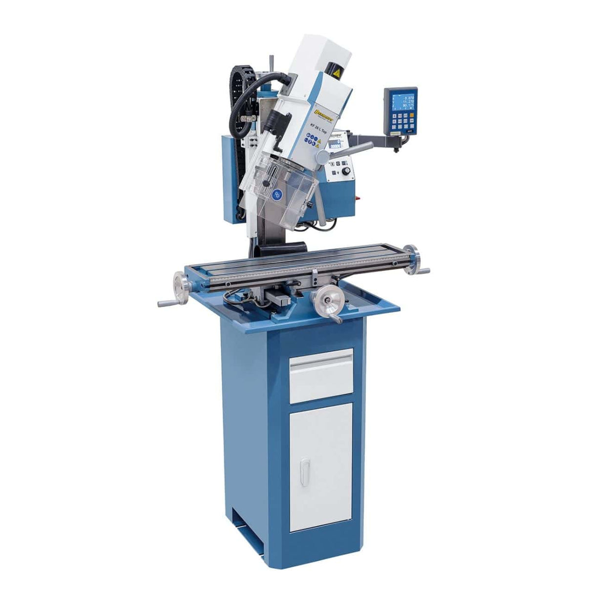 Bernardo Trapano-fresatrice KF 26 L Top con DRO a 3 assi DT 40
