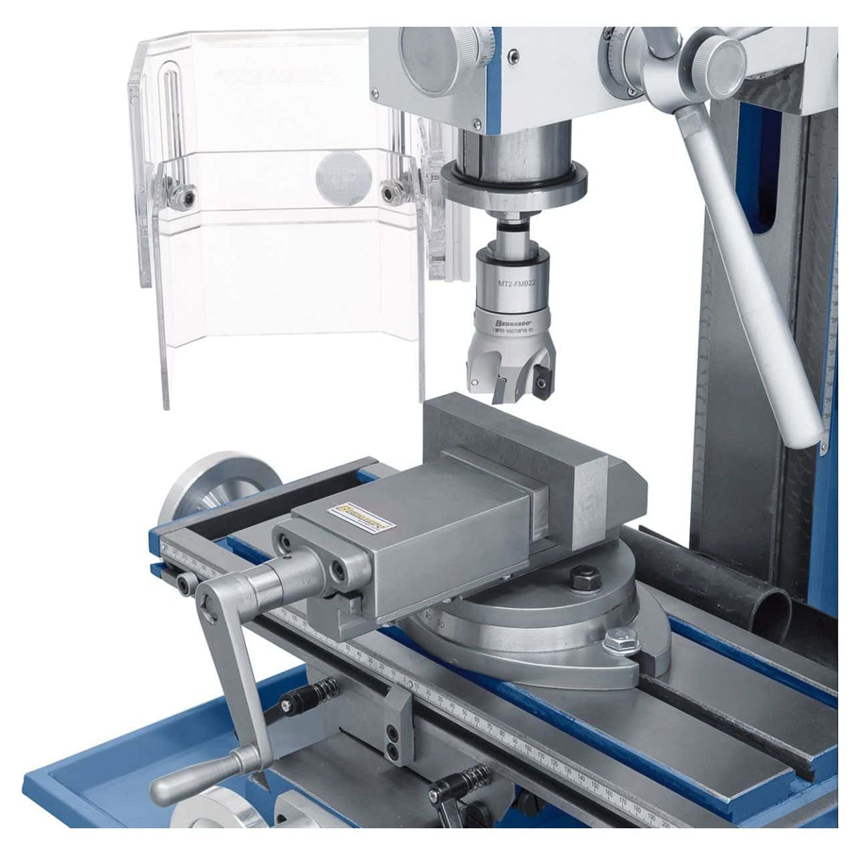 Bernardo Trapano-fresatrice KF 26 L Top con DRO a 3 assi DT 40