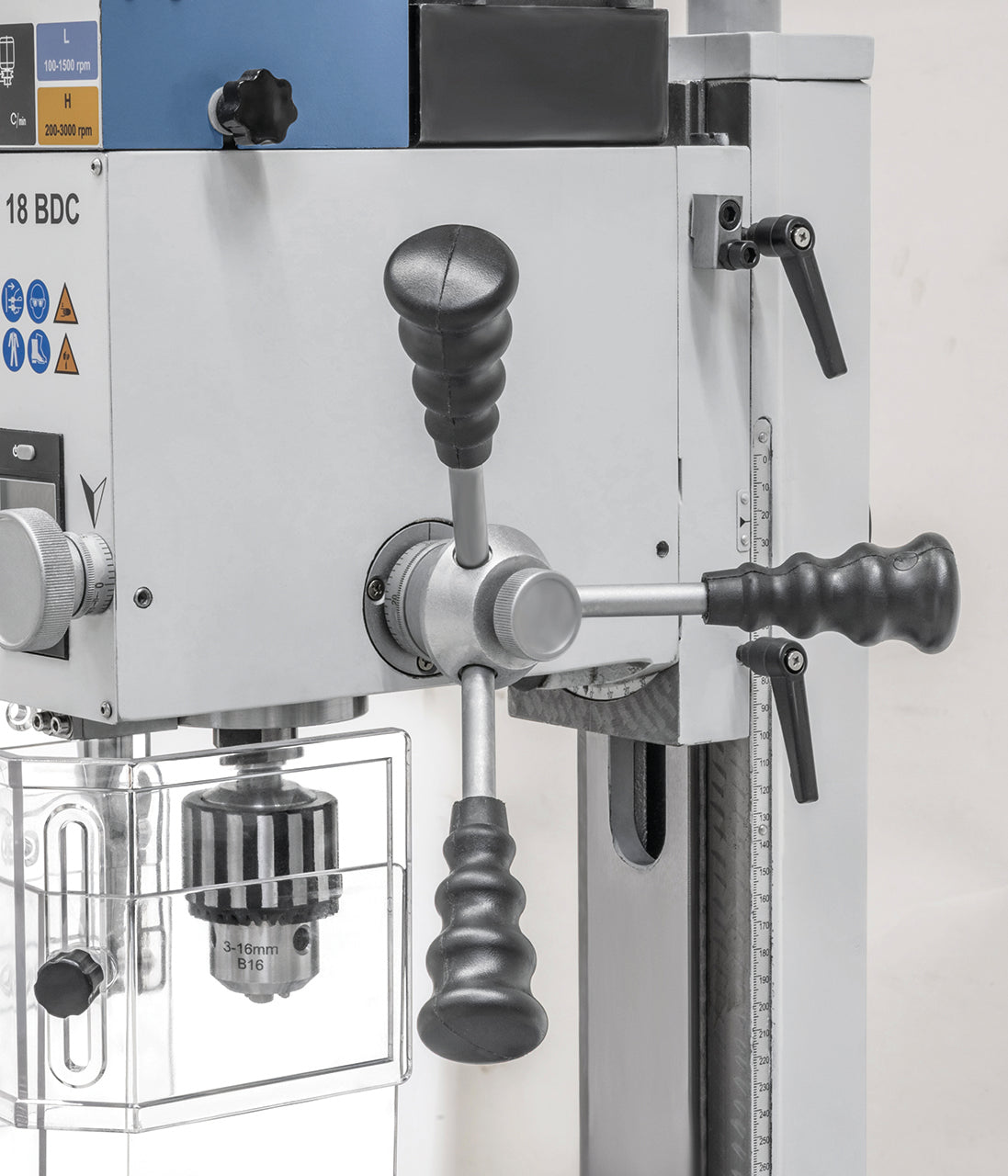 Trapano fresatrice Bernardo BF 18 BDC – Potente e preciso con display digitale