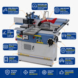 Machine gecombineerd voor hout Bernardo frees gecombineerd FK 250 R 400V