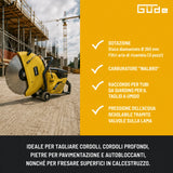 Afkortzaag voor calcestruzzo Güde GBTS 350.1