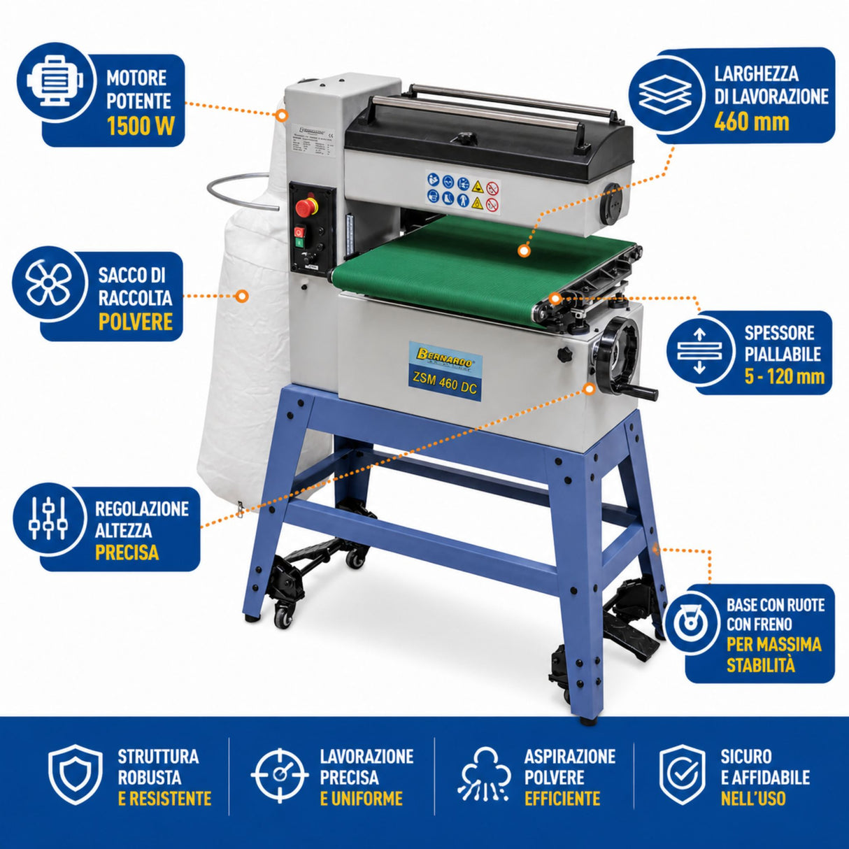 Calibratrice Bernardo ZSM 460 DC