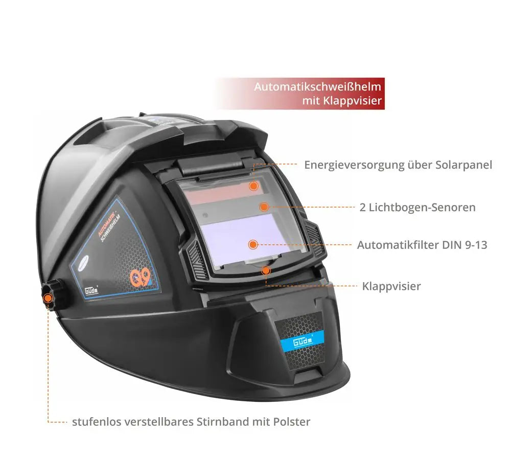 Automatische lashelm Güde GSH-K