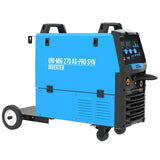 Multiproces lasapparaat Güde Uni-Mig 270 AS-Pro SYN – driefasige 400V inverter, MIG/MAG, MMA, gevulde draad en TIG