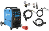 Multiproces lasapparaat Güde Uni-Mig 270 AS-Pro SYN – driefasige 400V inverter, MIG/MAG, MMA, gevulde draad en TIG