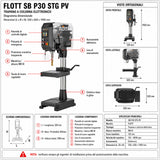 Trapano a colonna Flott SB P30 STG PV