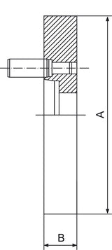Machineaccessoire Bernardo Flens Klauwplaat FL-400/D8