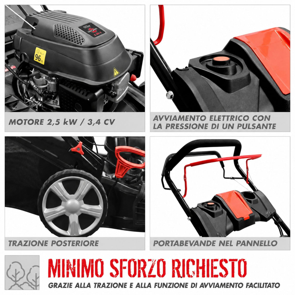 Tosaerba Güde ECO WHEELER 464.4 R Li ES