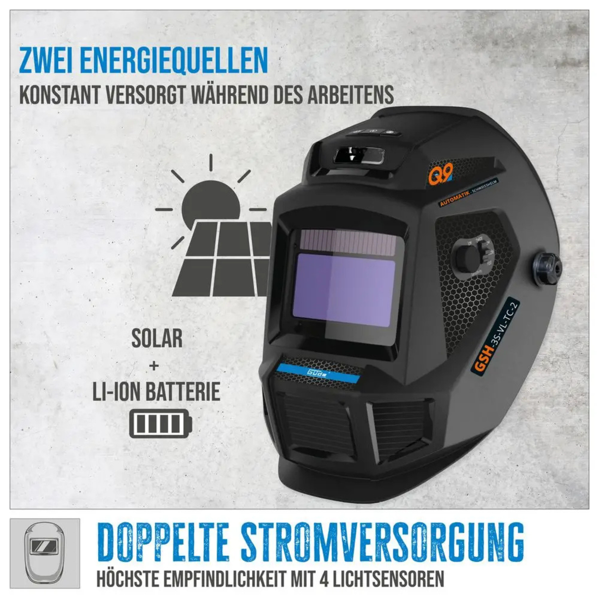 Uitrusting voor lassen Guede GÜDE Casco automatisch voor lassen