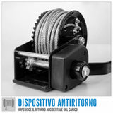 Verricello manuale Güde 720 kg e 20 m