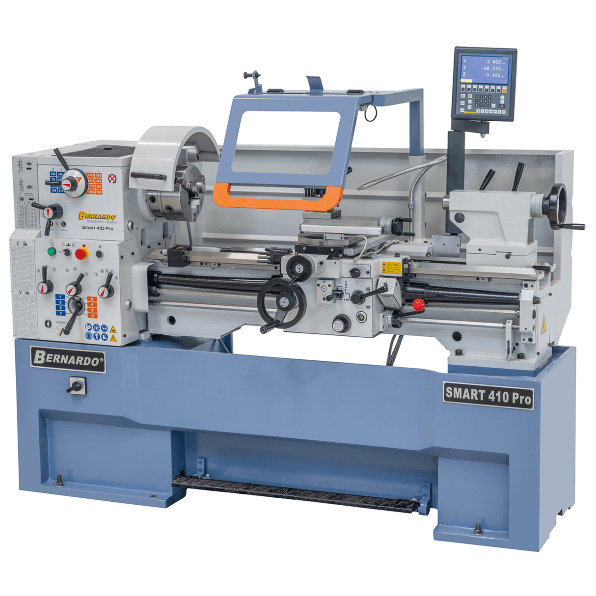 Tornio Bernardo Smart 410 x 1500 Pro con DRO 3 assi – Potente e preciso
