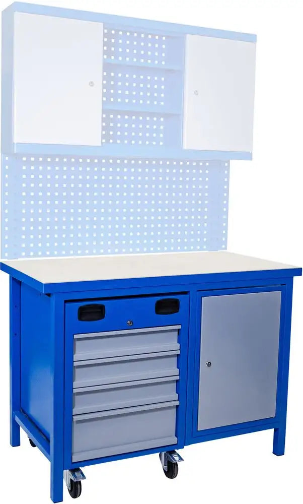 Banco da lavoro Guede 1200 SLT MULTI con carrello integrato – 400 kg