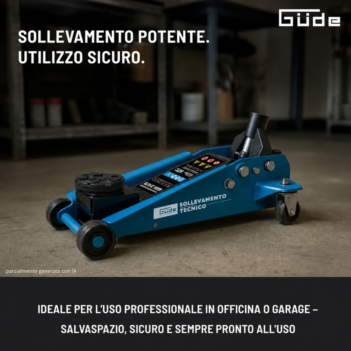 Sollevatore idraulico a carrello Güde GRH 3/470