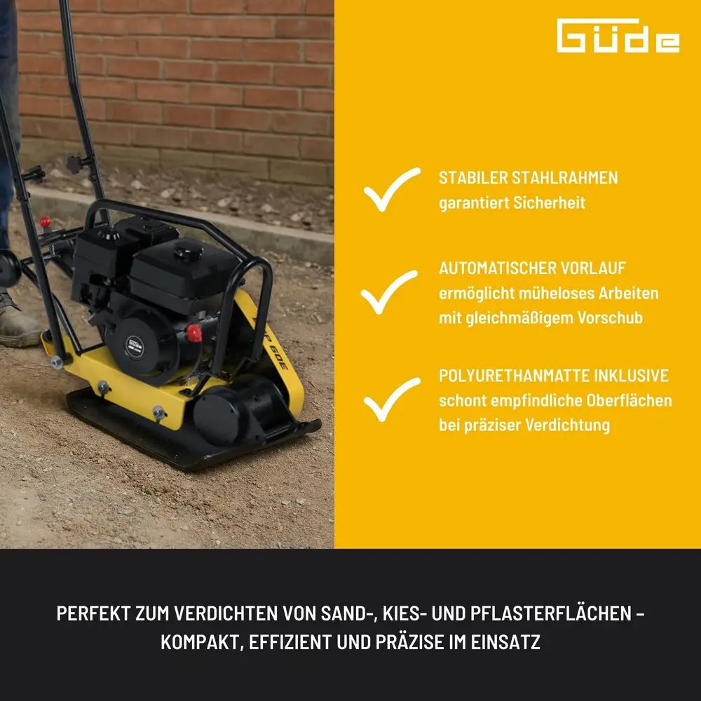 Plaat vibrante Güde GRP 60E