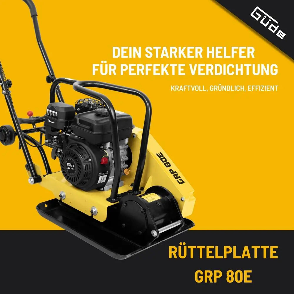 Plaat vibrante Guede GRP 80E – 80 mm