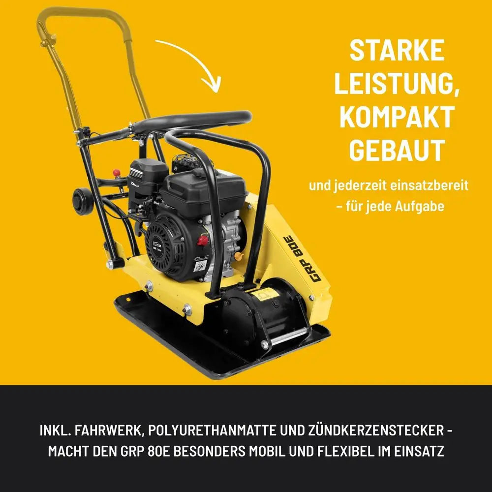 Plaat vibrante Guede GRP 80E – 80 mm