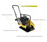 Plaat vibrante Guede GRP 80E – 80 mm