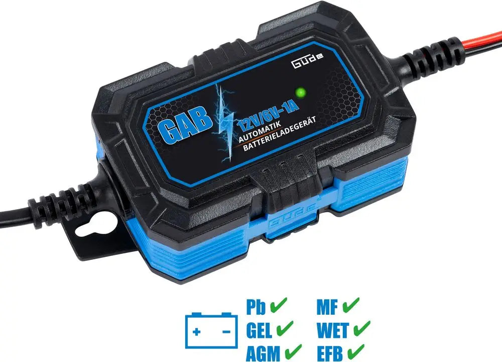 Acculader automatisch Güde GAB 12V/6V-1A