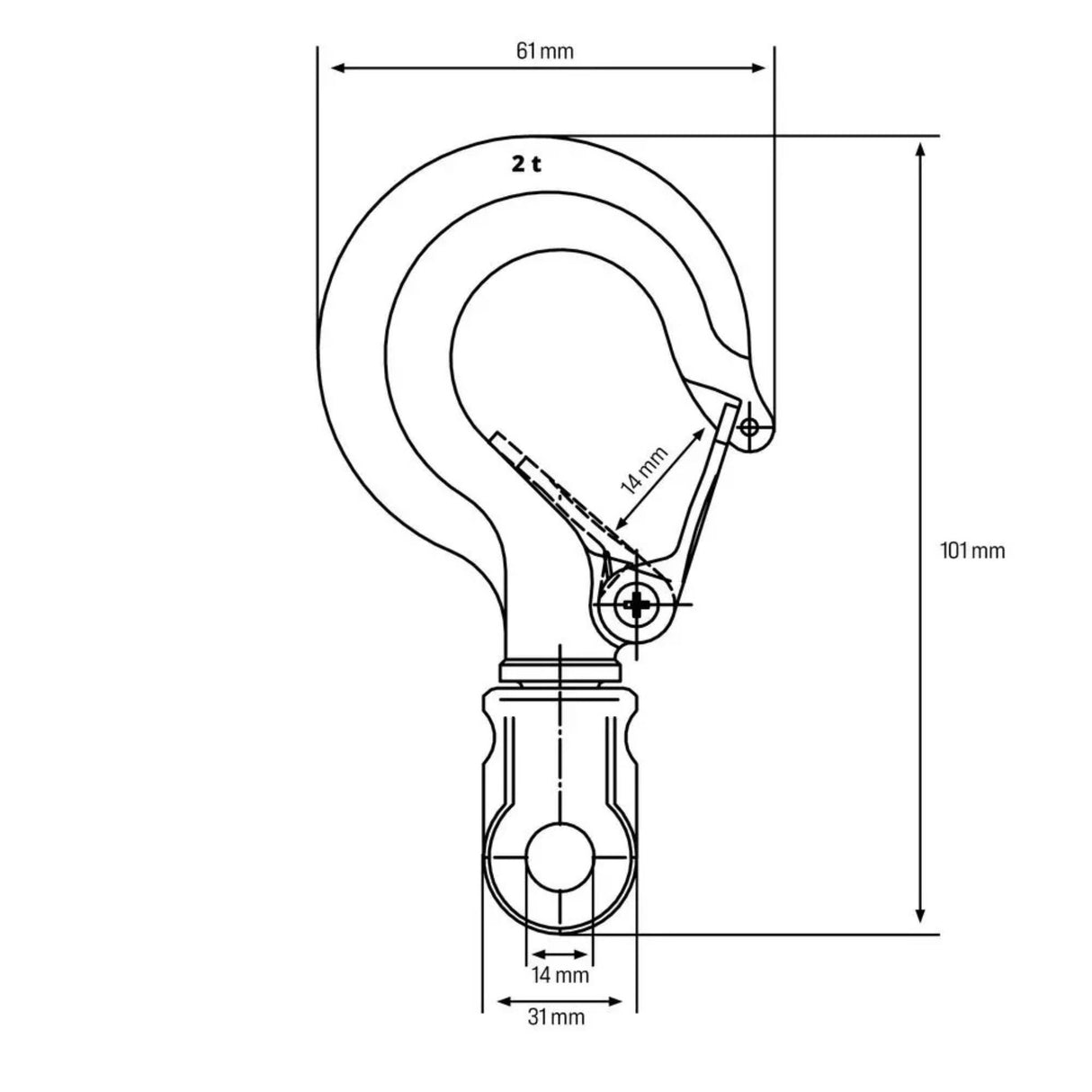 Verricello manuale Güde 720 kg e 20 m