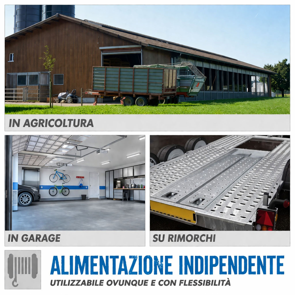 Verricello manuale Güde 360 kg e 10 m