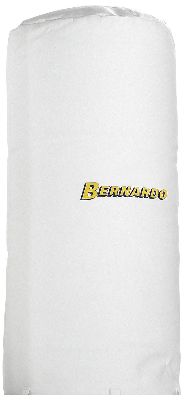 Sacchetto filtro Bernardo per aspiratori DC 600 e DC 700, in tessuto filtrante resistente e lavabile, per una separazione efficiente di trucioli e polveri fini.