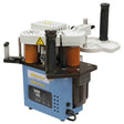 Bordatrice professionale EBM 60 Profi con banco stazionario, temperatura digitale, rifilatore bordo e valigetta trasporto.