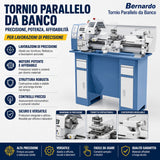 Draaibank Bernardo Profi 550 LZ / 230 V – Compact en nauwkeurig