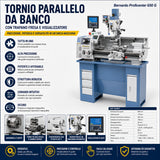 Metaaldraaibank Bernardo freesmachine Proficenter 650 G met DRO 2 assen