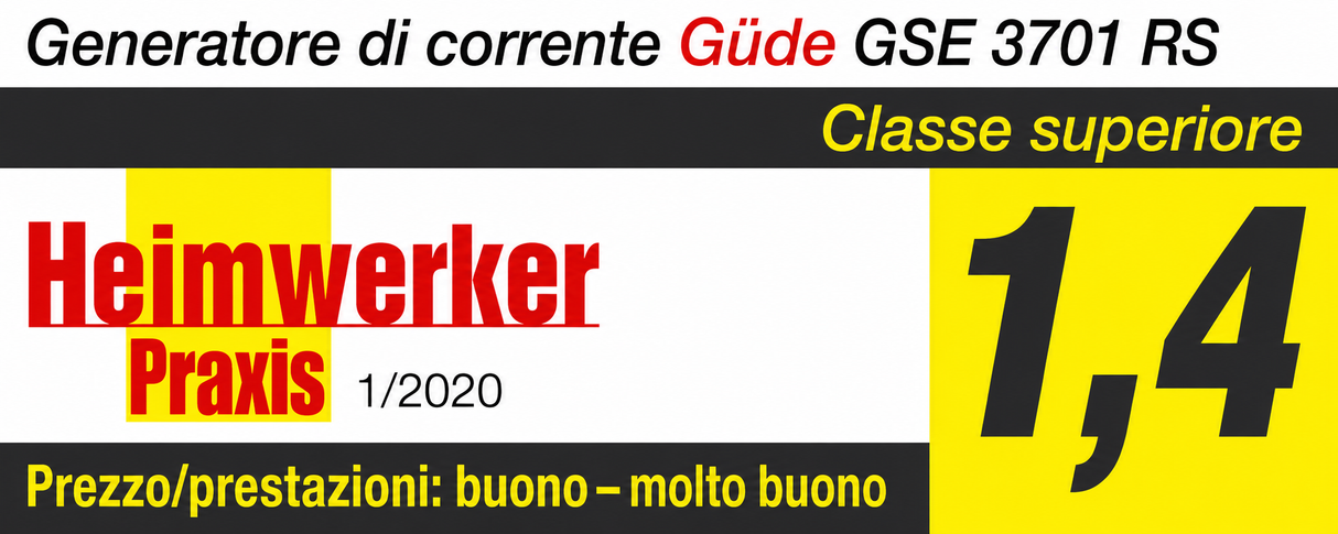 Generatore a benzina Güde GSE 3701 RS