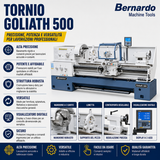 Metaaldraaibank Bernardo Goliath 500 x 1000