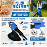 Güde GLS 3000 VARIO Bladblazer en Bladzuiger