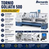 Metaaldraaibank Bernardo Goliath 500 x 1500