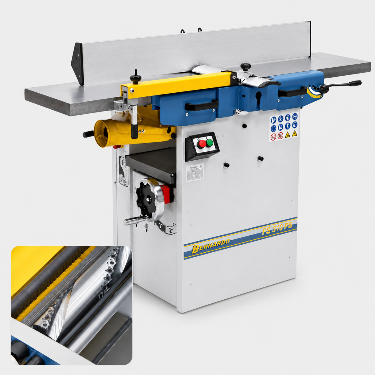 Vlak- en vandiktebank Bernardo FS 310 PS met spiraalas
