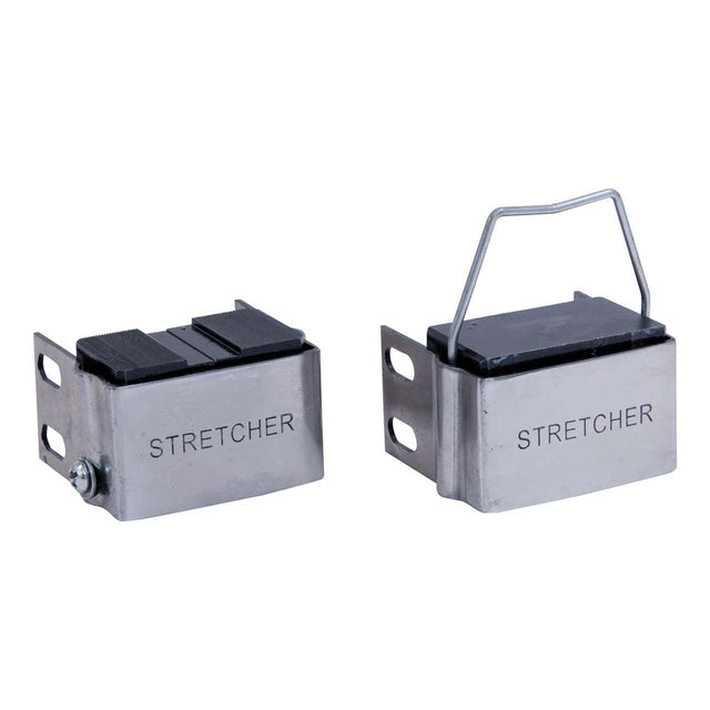 Coppia di ganasce professionali in acciaio compatibili con SS 70 Pro e SS 210 F per lavorazioni precise su lamiera.