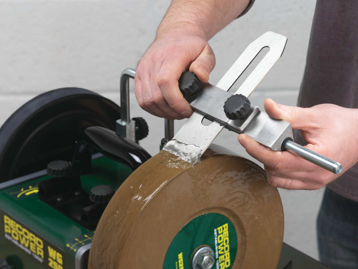 Machineaccessoire Record Power Mal voor slijpen bladen en beitels WG250/C