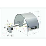 Dispositivi di protezione per torni PTO 03/500