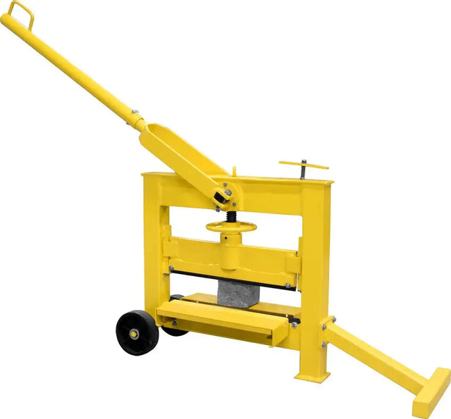 Frantumatore pietre Güde GSK 140/420 per taglio preciso di pietre rivestimento, lastre e bordo da 25 a 140 mm di spessore. Taglio manuale assistito, telaio trasporto integrato, regolazione altezza mandrino. Strumento professionale costruzione e ristrutturazione.