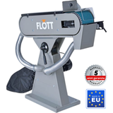 Levigatrice a nastro Flott BSM 150 A/pol. dotata di aspirazione integrata, nastro 2000x150 mm e recinzione regolabile.