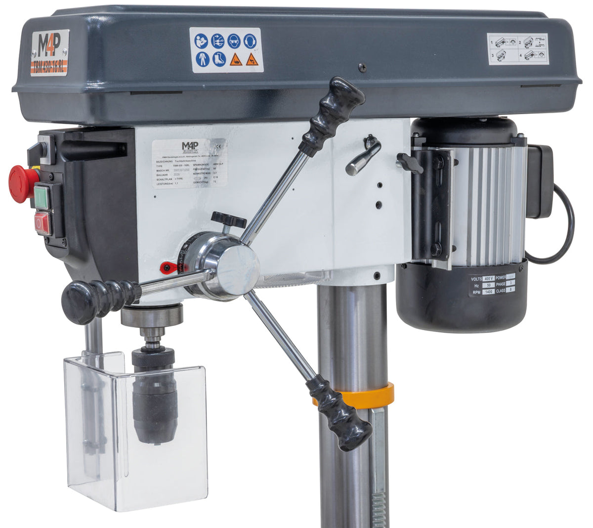 Trapano da banco TBM 430 - 16 RL / 400 V - leva di avanzamento
