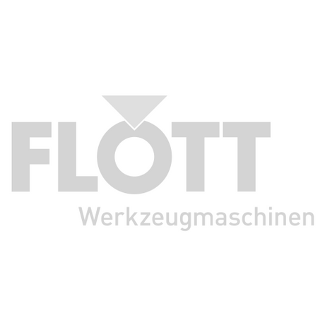 Mola a grana grossa Flott per smerigliatrici, dimensioni 200 × 32 × 32 mm, ideale per sgrossatura e rimozione materiale.