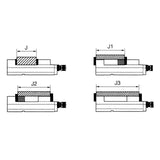 Morsa macchina ad alta pressione-NC CHV 100 V