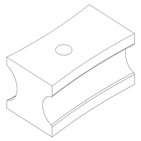 Pattino con doppio diametro 31,8 mm e 38,1 mm compatibile con BM 42 A e BM 60 A, ideale per sostituzione e manutenzione tecnica.