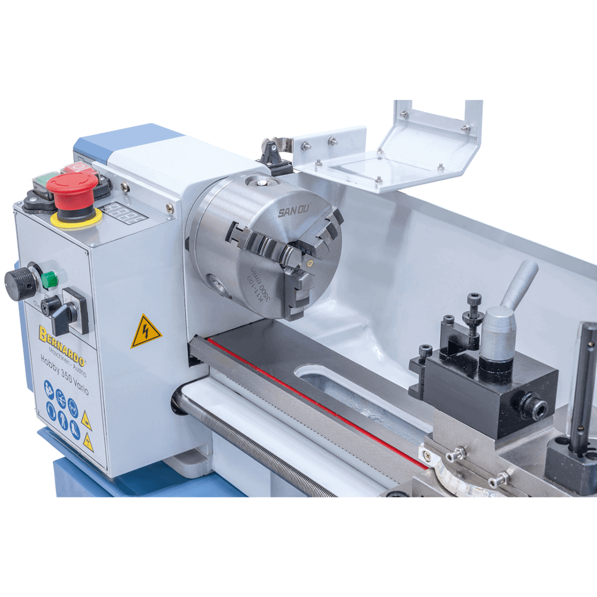 Bernardo Hobby 350 Vario – Tornio da banco compatto 230 V
