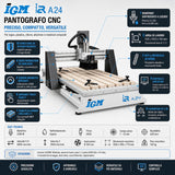 Pantografo CNC IGM i2R A24 – campo werk 610 × 1.220 mm