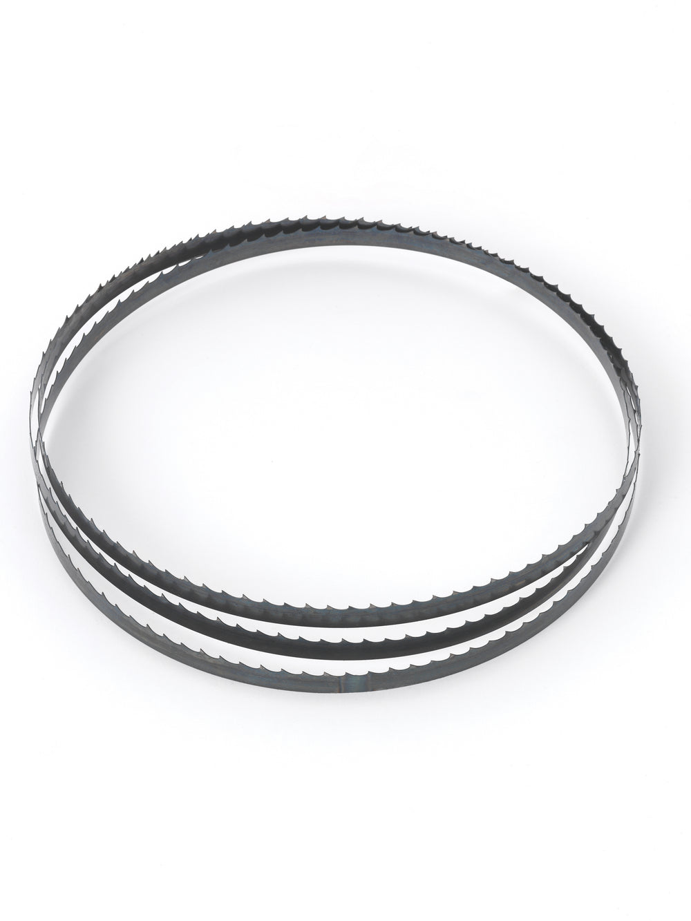 Confezione da tre lame da 1/4", 3/8" e 5/8" compatibili con la sega a nastro Record Power BS300, progettate per tagli curvi e diritti in falegnameria.